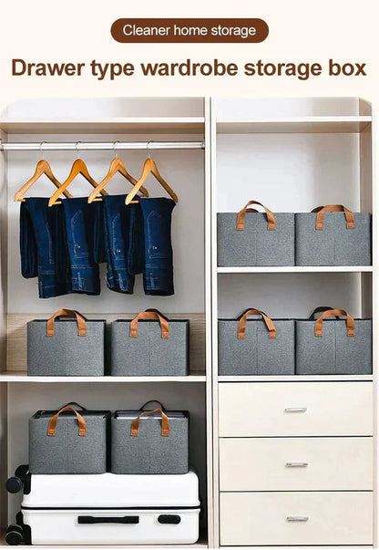 Multi-functional Folding Wardrobe Clothes Organizer (Set of 3)